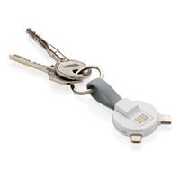 PORTACHIAVI CON CAVO 3 IN 1